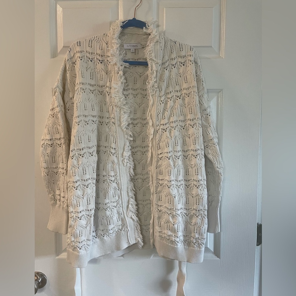 Intermix size medium Brady wrap cardigan